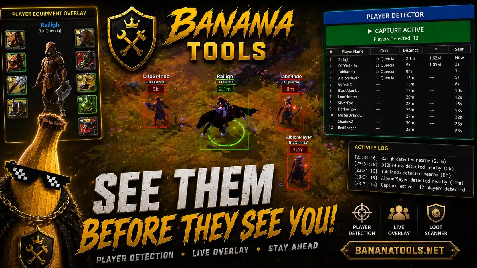 Albion Online Player Detector product screenshot
